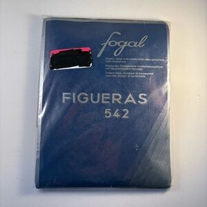 New Fogal Figuera Figueras 542 Women's Pantyhose Sz Small Brown Career Dress